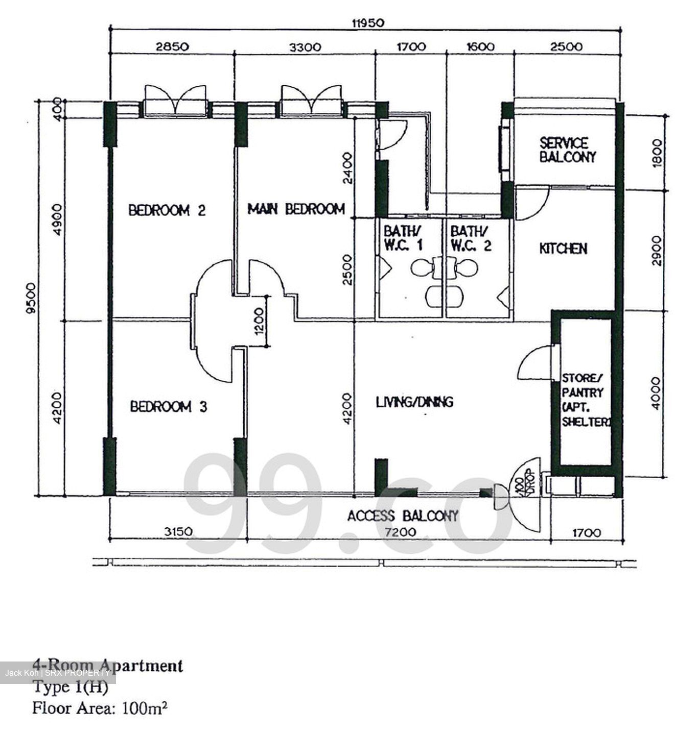 Blk 326 Sembawang Crescent (Sembawang), HDB 4 Rooms #548814371